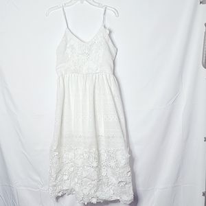 Strut & Bolt 3D floral lace embellished dress sz L